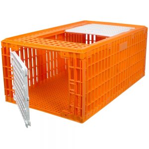 Transport crate for poultry, high