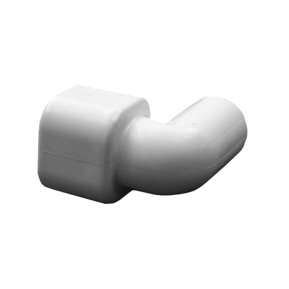 Līmējama PVC pāreja uz 3/4" šļūteni, 90°