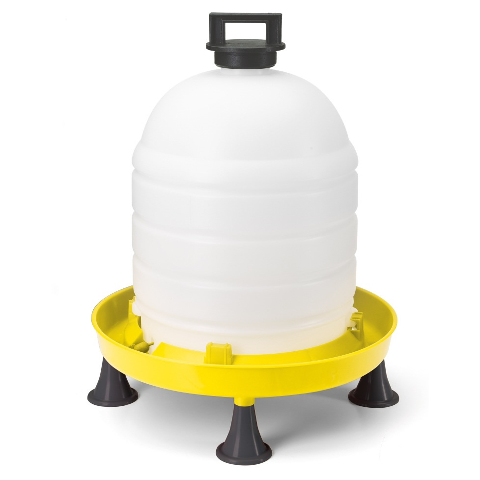 Poultry drinker, 15l, with legs, top-fill