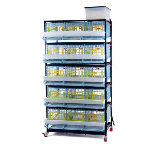Cage system for quails Comfortplast - 5 TIERS