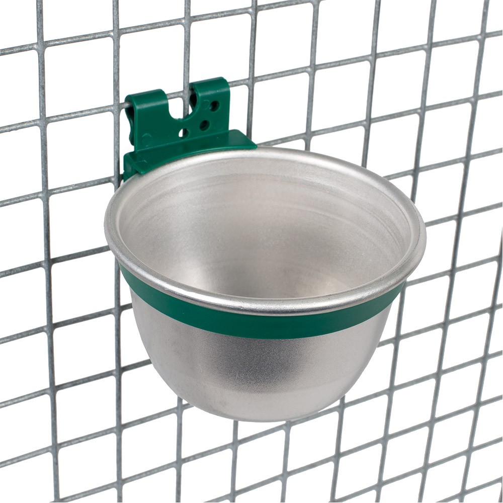 Aluminum feeding / drinking bowl ø 100mm