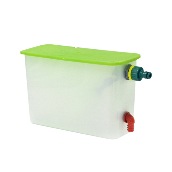 Water tank with float valve, 4l Inkubatori.lv