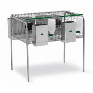 Rabbit cage 2 nests. Model Lima