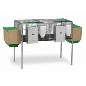 Rabbit cage 2 nests. Model Laguna