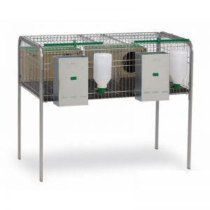 Rabbit cage 2 nests. Model Silleda