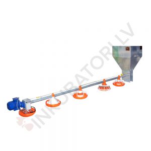 Automatic feeding line for 350-450 laying hens