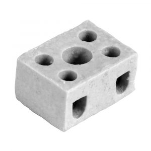 Porcelain double connector