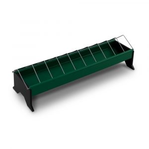 Pullet trough, 50cm, metal grill