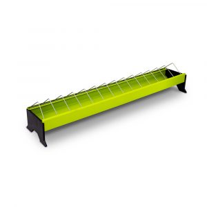 Pullet trough, 75cm, metal grill