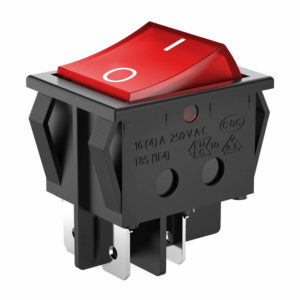 Power switch 250 16A, red light
