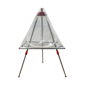Universal tripod with rain shield