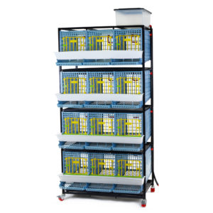 Cage system for partridges Comfortplast - 4 tiers