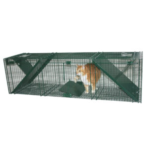 Animal trap 150x42x42cm, 2 entries