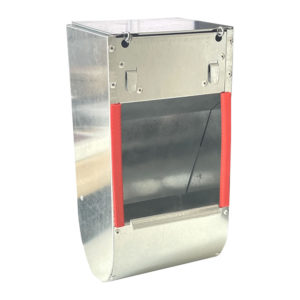 Rabbit feeder, 1 compartments, with lid
