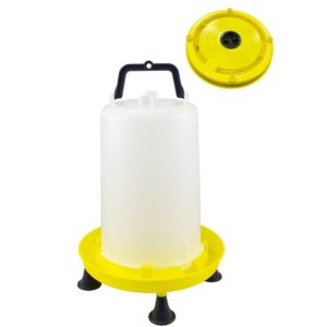 Poultry drinker, 15l, with legs, bottom-fill