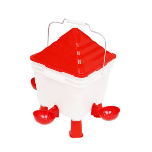 Four-sided drinker