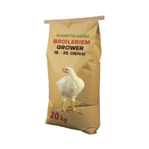 Complete Feed for broilers GROWER, 20kg