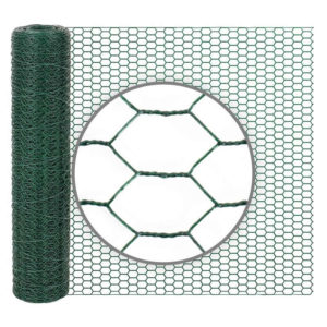 Vistu žogs, HEX 25, 0.5m x 10m; Ø 1.0mm, zaļš