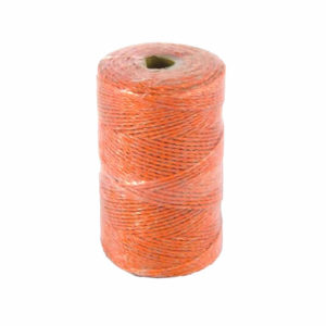 Elektriskā gana aukla, 2mm x 250m, oranža, 11Ω