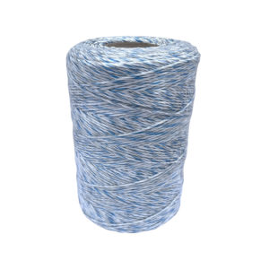 Elektriskā gana aukla, 3mm x 500m, balta/zila, 0,11Ω