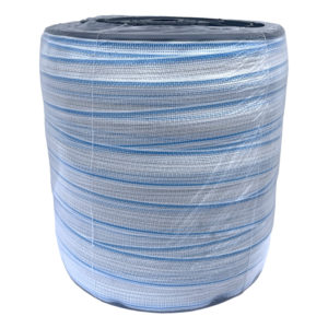 Elektriskā gana lente, 40mm x 500m, balta/zila, 0,11Ω