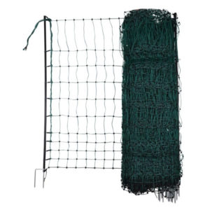 Elektrificējams vistu žogs, 25m, 106cm, dubults asmenis, zaļš