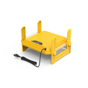 Heating plate, highly adjustable, 30x30cm