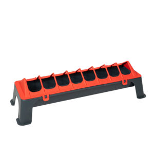 Feeding trough 50cm, anthracite/red
