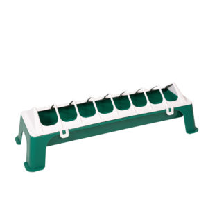 Feeding trough 50cm, green/white