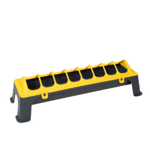 Feeding trough 50cm, anthracite/yellow