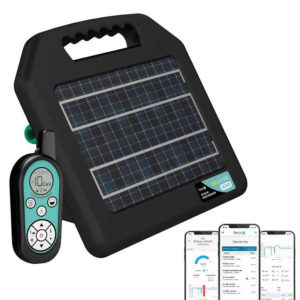 Solārais elektriskais gans Fencee DUO RF SDX08, 0.8J ar pulti