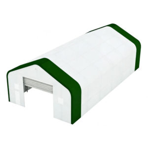 Tenta (PVC) angārs, 9.15 x 12.2 x 6.1, 900g/m2